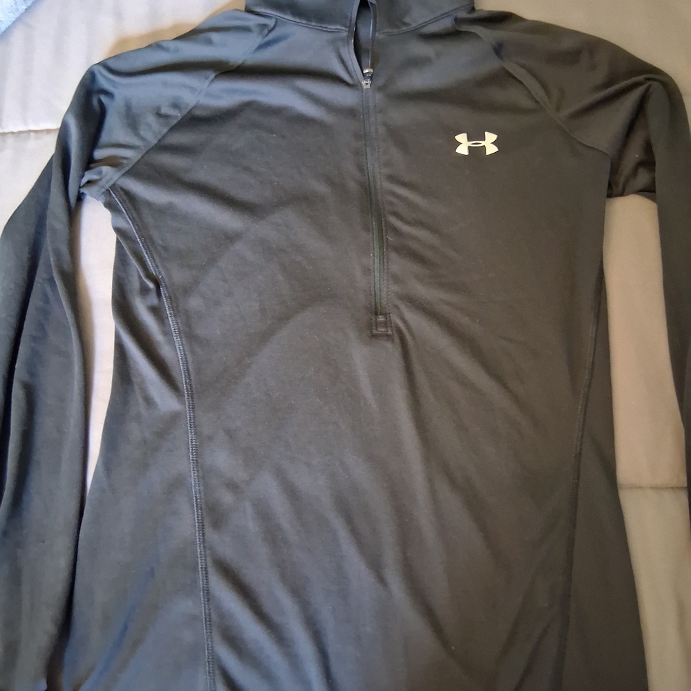 Under Armour Black Half-Zip Top